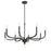 Millennium Lighting Viremont 8 Light Chandelier, Matte Black - 220108-MB