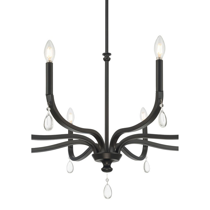 Millennium Lighting Viremont 8 Light Chandelier, Matte Black