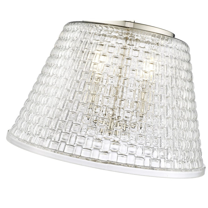 Millennium Lighting Saben 3Lt Semi-Flush Mount, Polished Nickel