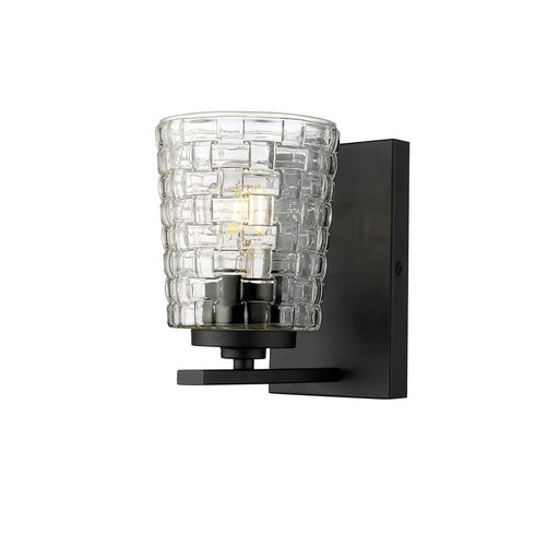 Millennium Lighting Saben 1Lt Wall Sconce, Black