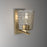 Millennium Lighting Saben 1Lt Wall Sconce, Vintage Brass