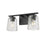 Millennium Lighting Saben 2Lt Vanity, Black