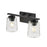 Millennium Lighting Saben 2Lt Vanity, Black