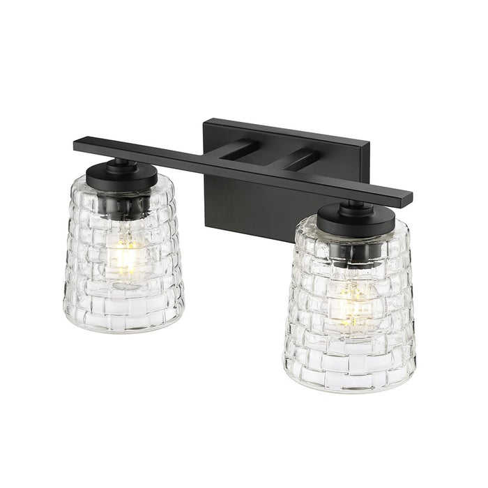 Millennium Lighting Saben 2Lt Vanity, Black