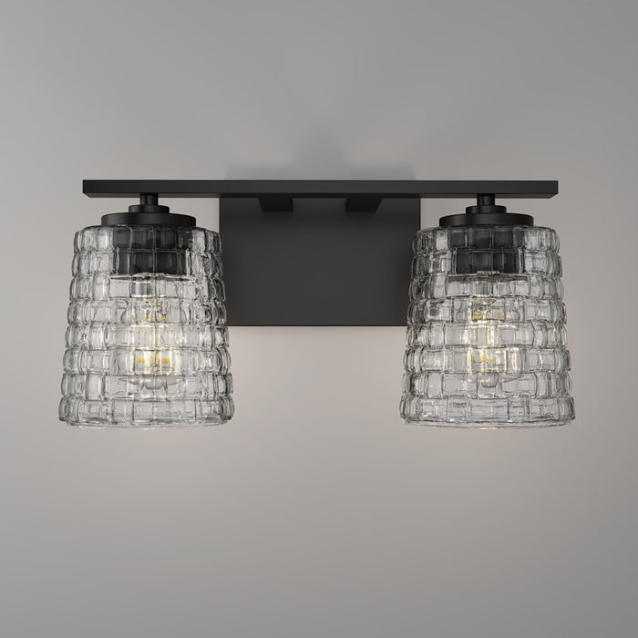 Millennium Lighting Saben 2Lt Vanity, Black