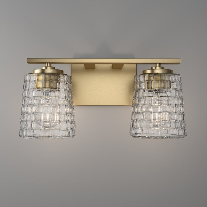 Millennium Lighting Saben 2Lt Vanity, Vintage Brass