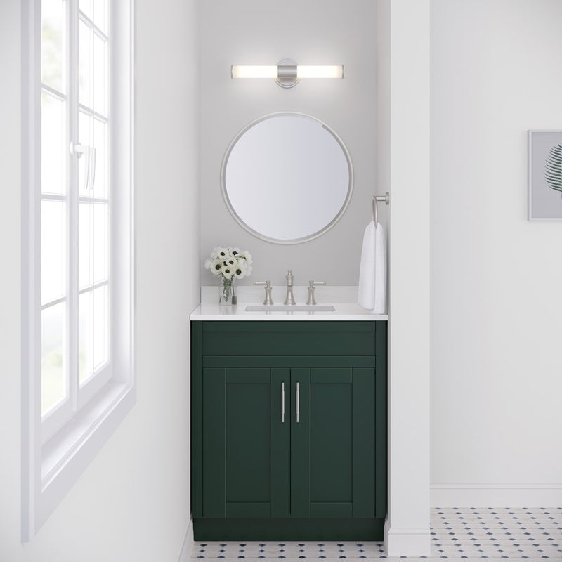 Millennium Lighting Trumann 1Lt 18" LED Vanity, Brushed Nickel