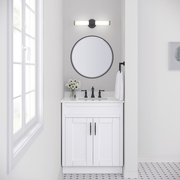 Millennium Lighting Trumann 1Lt 18" LED Vanity, Black