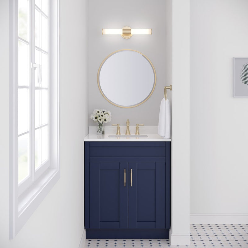 Millennium Lighting Trumann 1Lt 18" LED Vanity, Modern Gold