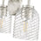 Millennium Lighting Catania 3Lt Vanity, Brushed Nickel/Clear