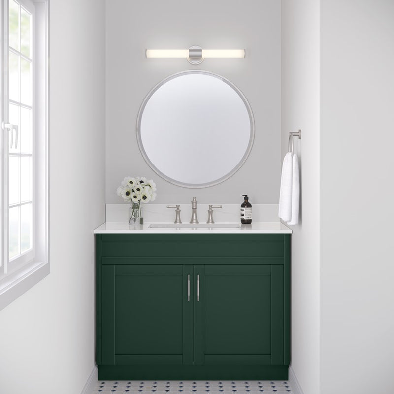 Millennium Lighting Trumann 1Lt 24" LED Vanity, Brushed Nickel