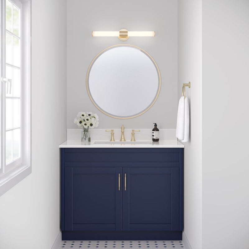 Millennium Lighting Trumann 1Lt 24" LED Vanity, Modern Gold