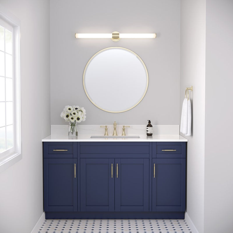 Millennium Lighting Trumann 1Lt 36" LED Vanity, Modern Gold
