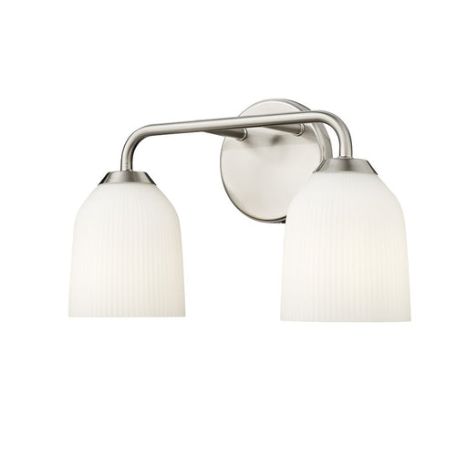 Millennium Lighting Norah 2Lt Vanity, Brushed Nickel