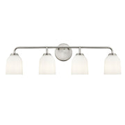 Millennium Lighting Norah 4Lt Vanity, Brushed Nickel - 22304-BN
