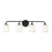 Millennium Lighting Norah 4Lt Vanity, Black - 22304-MB