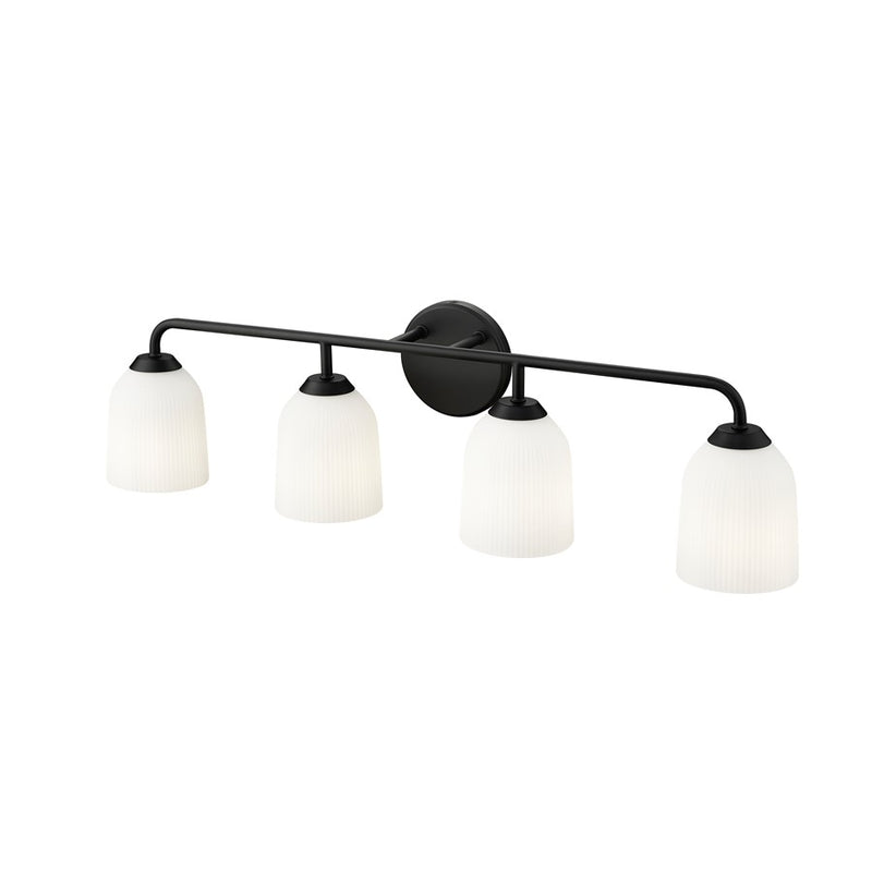 Millennium Lighting Norah 4Lt Vanity, Black