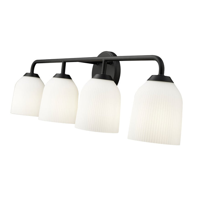 Millennium Lighting Norah 4Lt Vanity, Black