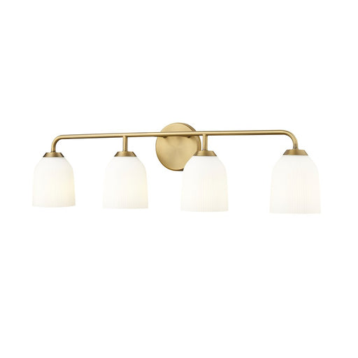 Millennium Lighting Norah 4Lt Vanity, Vintage Brass