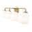 Millennium Lighting Norah 4Lt Vanity, Vintage Brass