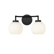 Millennium Lighting Oprah 2Lt Vanity, Black - 22402-MB