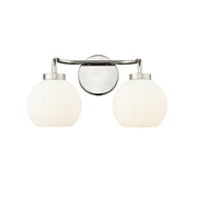 Millennium Lighting Oprah 2Lt Vanity, Polished Nickel - 22402-PN