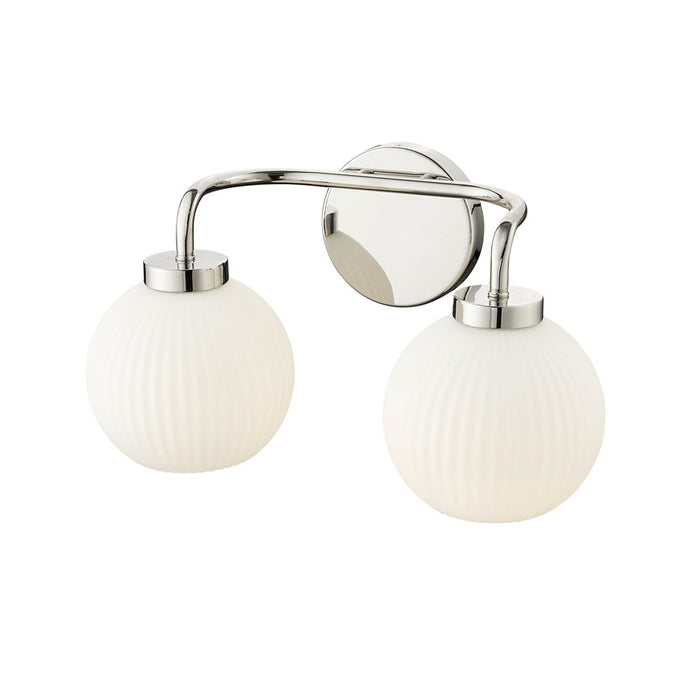 Millennium Lighting Oprah 2Lt Vanity, Polished Nickel