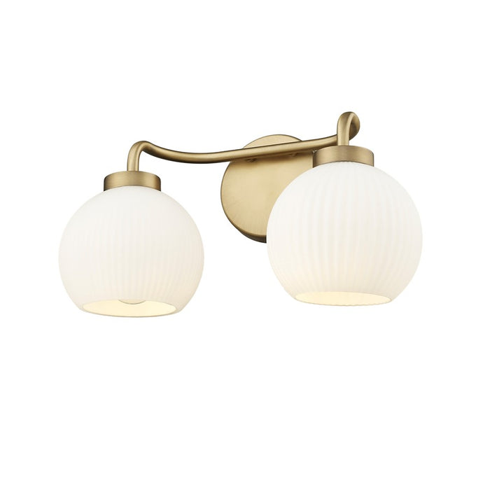 Millennium Lighting Oprah 2Lt Vanity, Vintage Brass