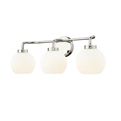 Millennium Lighting Oprah 3Lt Vanity, Polished Nickel