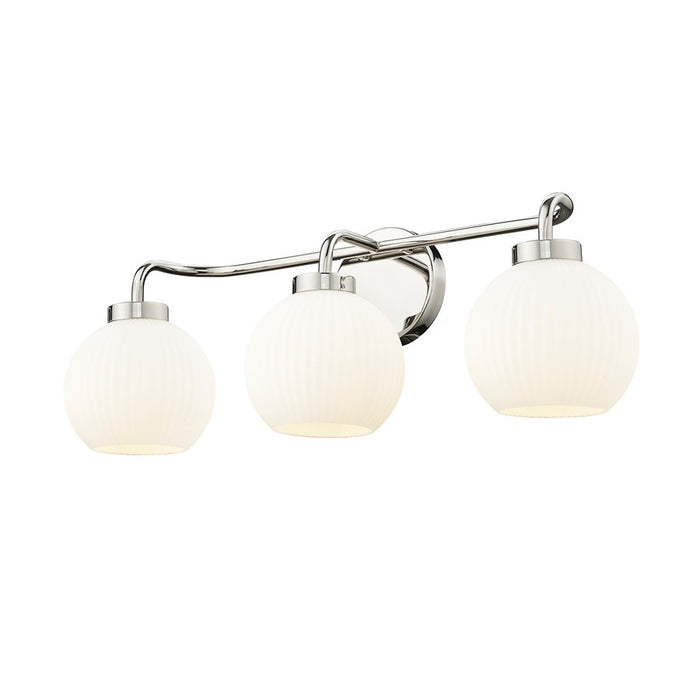 Millennium Lighting Oprah 3Lt Vanity, Polished Nickel