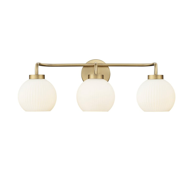 Millennium Lighting Oprah 3Lt Vanity, Vintage Brass - 22403-VB