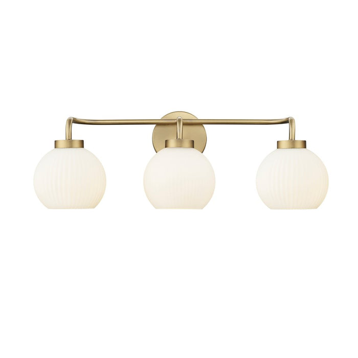 Millennium Lighting Oprah 3Lt Vanity, Vintage Brass - 22403-VB