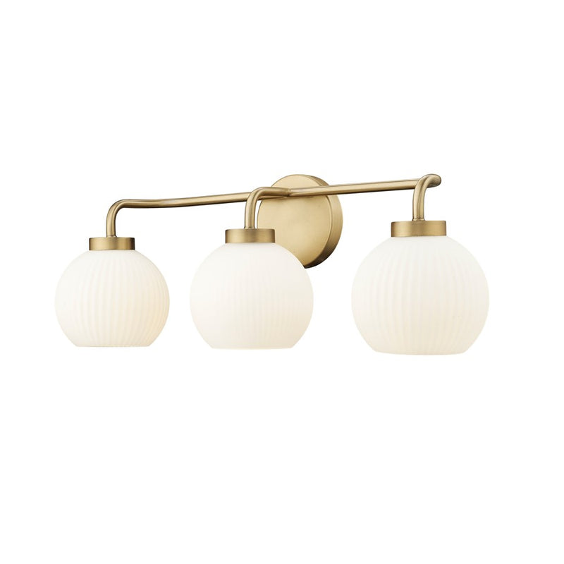 Millennium Lighting Oprah 3Lt Vanity, Vintage Brass