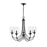 Millennium Lighting Waddingham 5Lt Chandelier, Black - 22405-MB