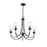 Millennium Lighting Waddingham 5Lt Chandelier, Black