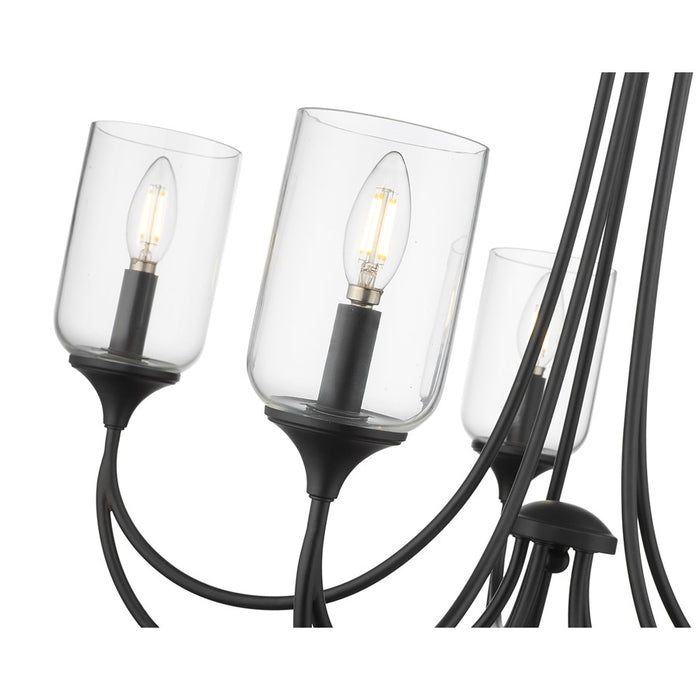 Millennium Lighting Waddingham 5Lt Chandelier, Black