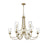 Millennium Lighting Waddingham 9Lt Chandelier, Vintage Brass