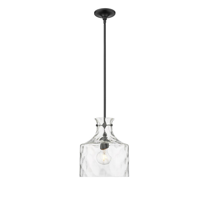 Millennium Lighting Santorini 1Lt Pendant, Black - 22601-MB