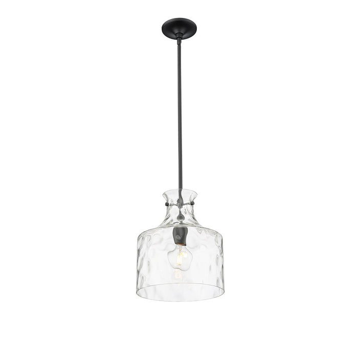 Millennium Lighting Santorini 1Lt Pendant, Black