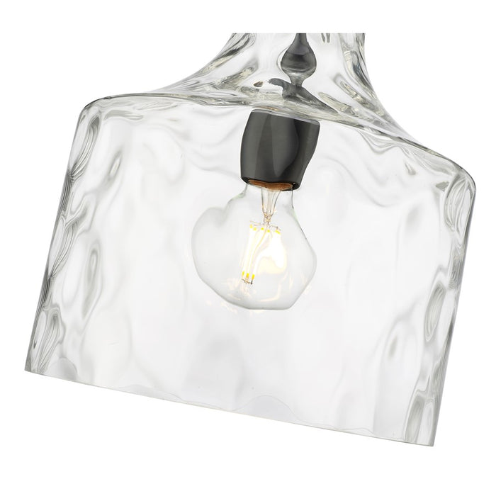 Millennium Lighting Santorini 1Lt Pendant, Black