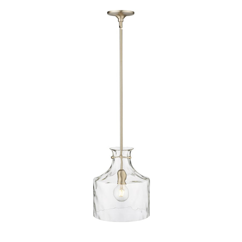 Millennium Lighting Santorini 1Lt Pendant, Modern Gold