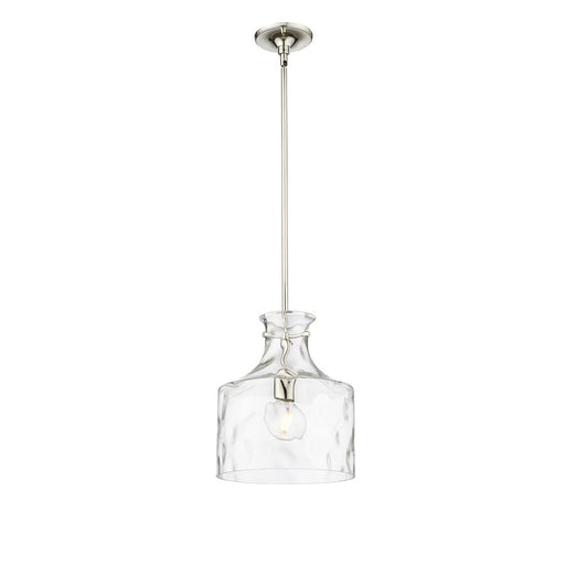 Millennium Lighting Santorini 1Lt Pendant, Polished Nickel
