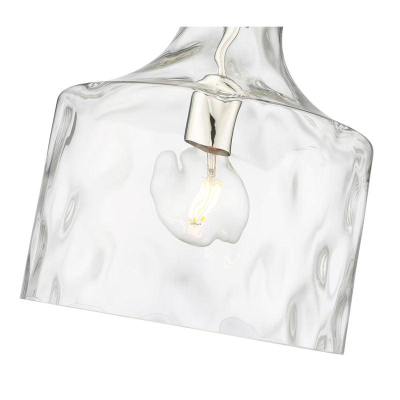 Millennium Lighting Santorini 1Lt Pendant, Polished Nickel
