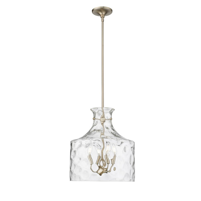 Millennium Lighting Santorini 4Lt Pendant, Modern Gold - 22604-MG
