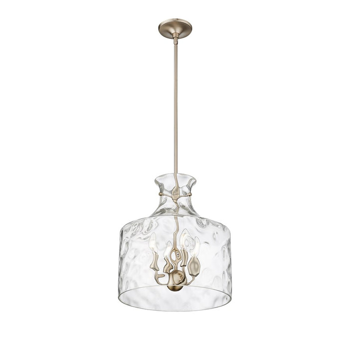 Millennium Lighting Santorini 4Lt Pendant, Modern Gold
