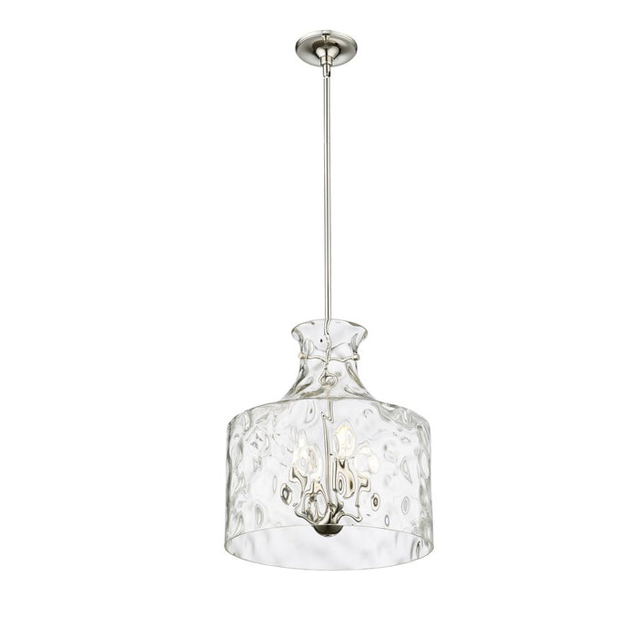 Millennium Lighting Santorini 4Lt Pendant, Polished Nickel