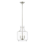 Millennium Lighting Mahannah 3Lt Pendant, Brushed Nickel - 22803-BN