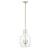 Millennium Lighting Mahannah 3Lt Pendant, Modern Gold