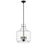 Millennium Lighting Mahannah 4Lt Pendant, Black - 22804-MB