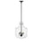 Millennium Lighting Mahannah 4Lt Pendant, Black